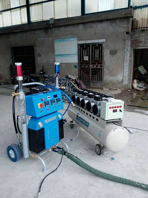 彩鋼瓦防腐聚脲施工案例(圖2) Q5200彩鋼瓦聚脲施工噴涂機