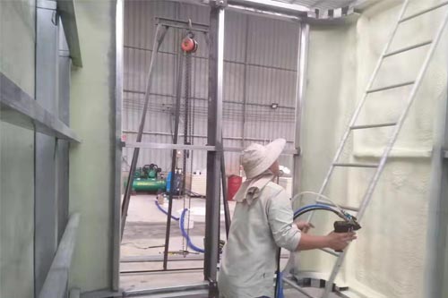 木屋聚氨酯噴涂保溫隔音民宿噴涂發泡保溫(圖3) 木屋聚氨酯噴涂保溫隔音民宿噴涂發泡保溫