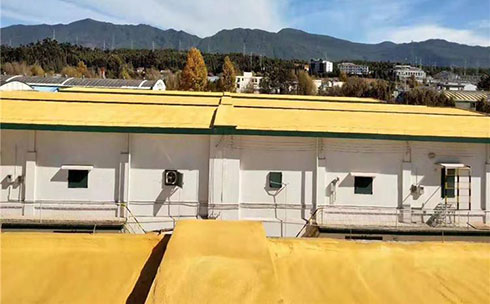 糧倉(cāng)硬泡聚氨酯噴涂機(jī)保溫層(圖1) 糧倉(cāng)硬泡聚氨酯噴涂機(jī)保溫層案例