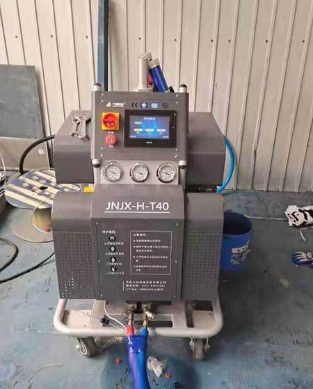 冷庫保溫發泡(圖1) JNJX-H-T40聚氨酯噴涂發泡機