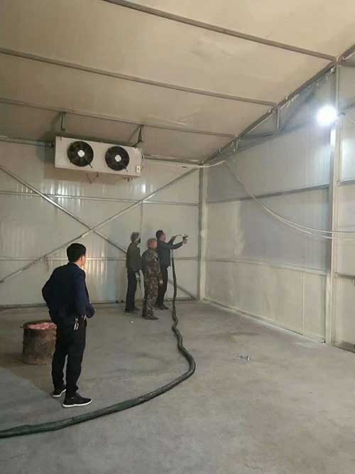 低溫冷藏庫聚氨酯發泡(圖2) 冷藏庫和冷藏箱聚氨酯保溫案例